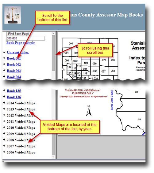 Voided Maps Assessor's Office Stanislaus County