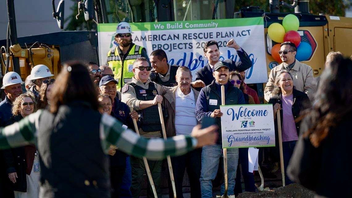 Infrastructure Groundbreaking Ceremony in South Modesto Community of Parklawn 2025