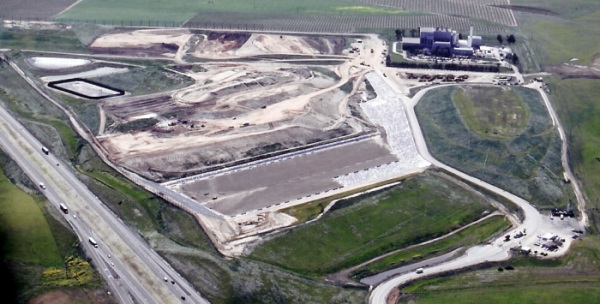 Aerial View of Landfill