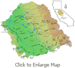 Map of San Joakuin River