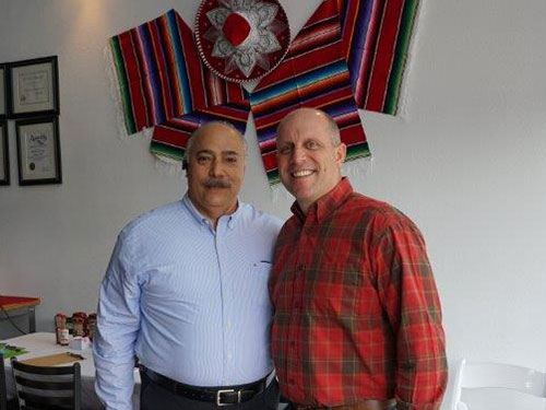 Latino Community Roundtable Cesar Chavez Luncheon 2016 Marco Moreno and Supervisor Chiesa.