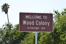 Wood Colony Sign