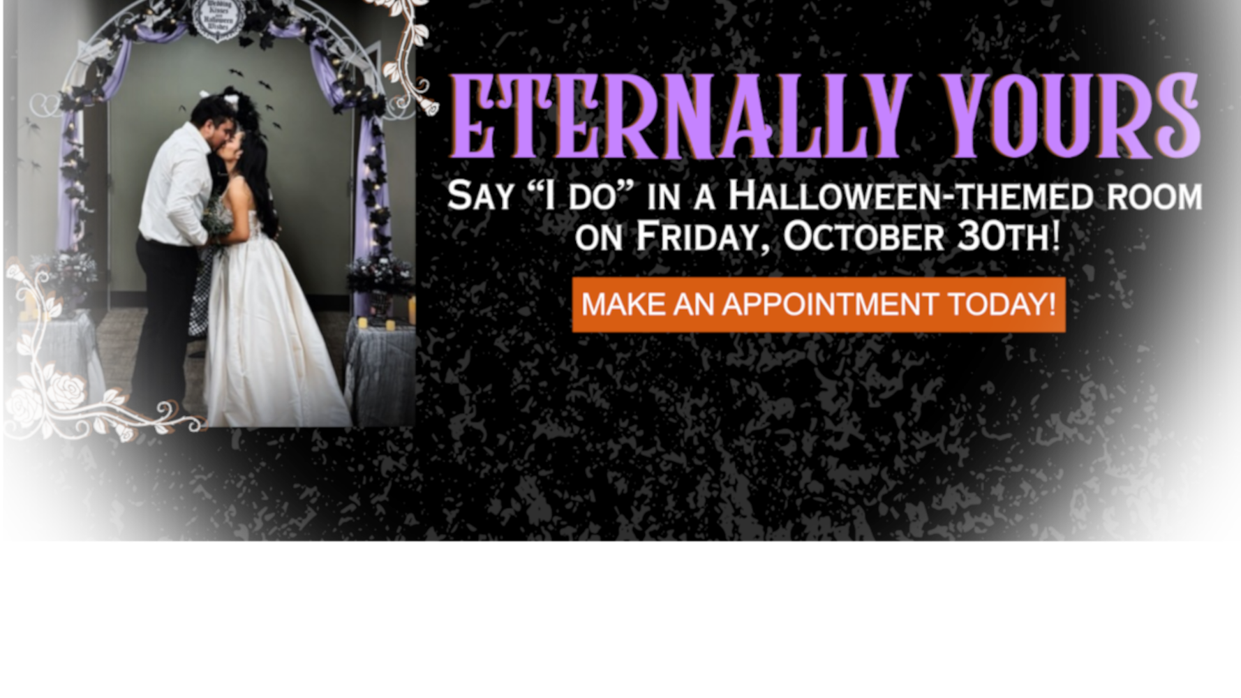 Halloween themed room available for unions on Friday, October 30th