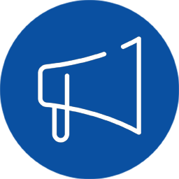 bull horn facing to the right